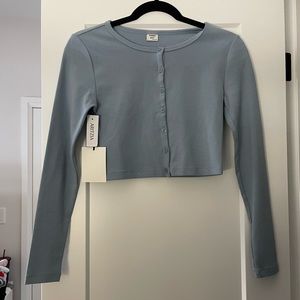 Cropped Aritzia cardigan